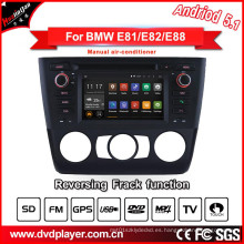 Video del coche para BMW 1 E81 E82 E88 Aire acondicionado manual GPS Player